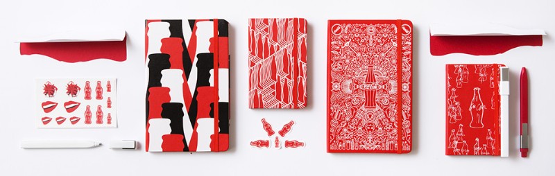 Coca-Cola經典瓶身一世紀:傳奇筆記本Moleskine限量合作