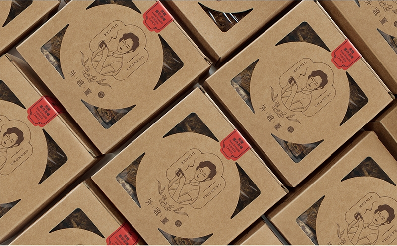 姜茶包裝設(shè)計,外婆和奶奶的保養(yǎng)秘方