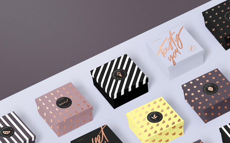 為了博得美人一笑，甜品包裝也是拼了……