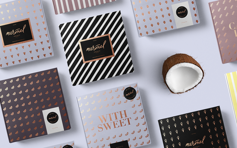 為了博得美人一笑，甜品包裝也是拼了……