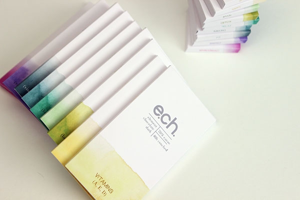 彩色之光， 生態手工巧克力食品包裝設計工程。