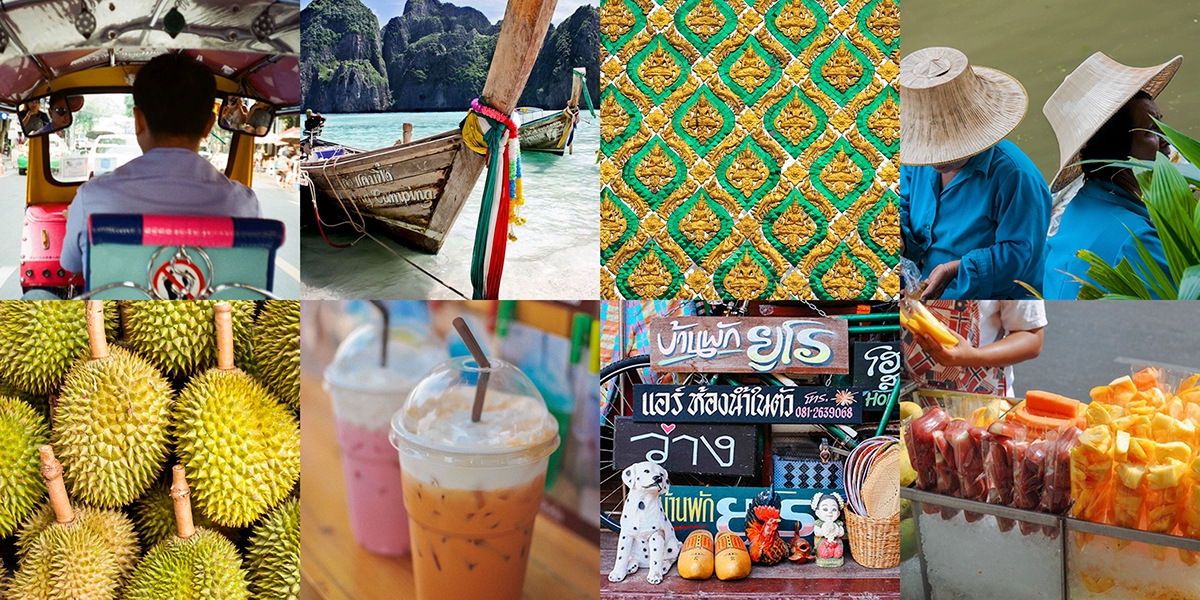 泰國快餐店的品牌設計，標志設計和包裝設計