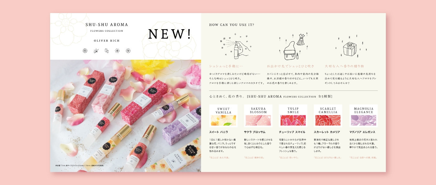 芳香水化妝護膚系列產品包裝設計