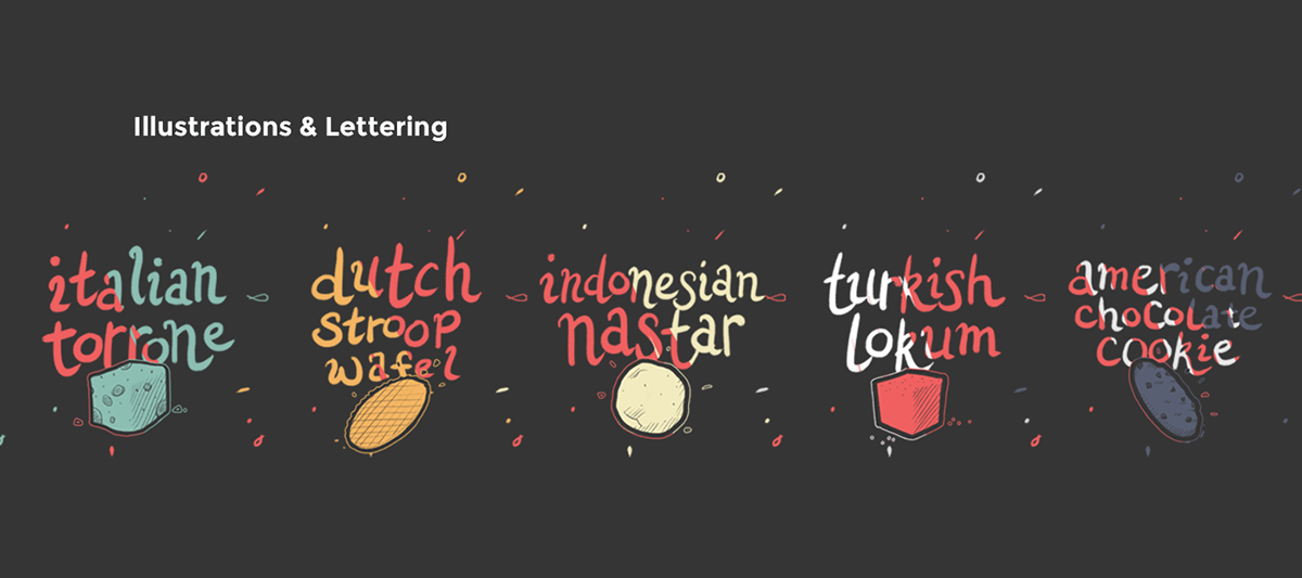 “Sweet of the World”，全球糖果食品包裝設計