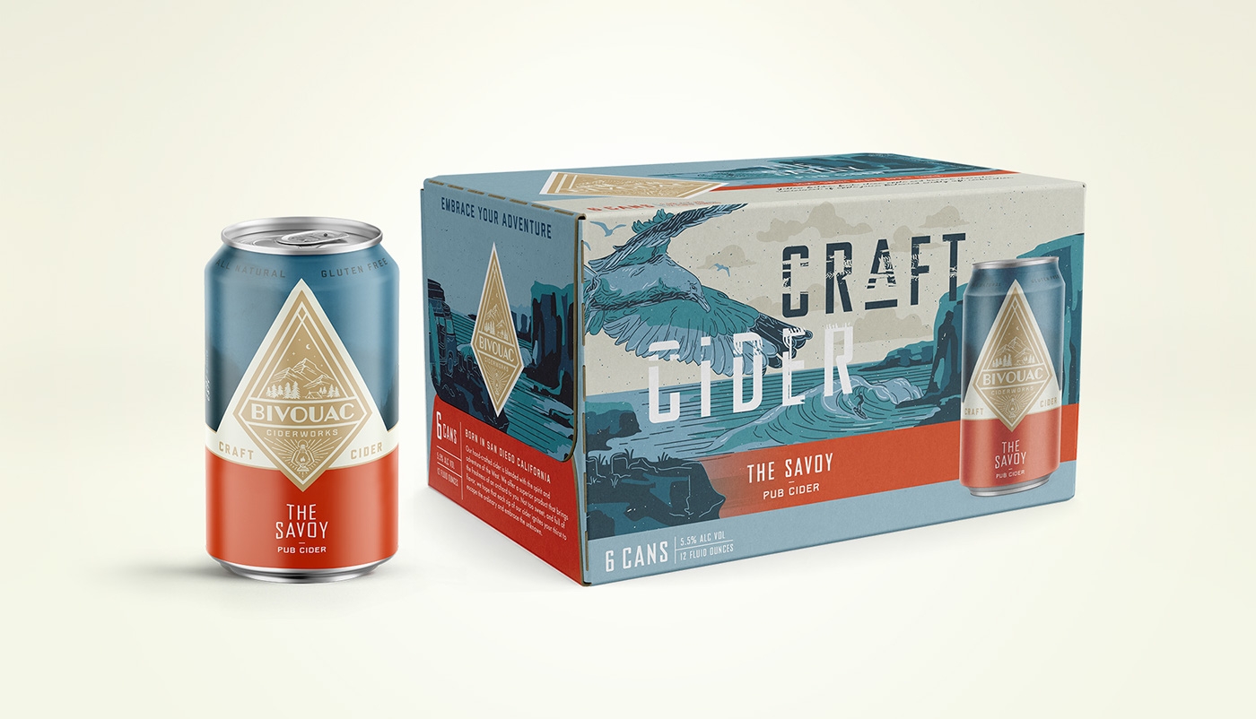 帶你逃離平凡的蘋果酒飲料包裝設計