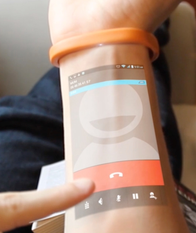 直接在手臂上玩手機？|科技產(chǎn)品設計